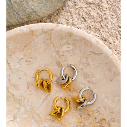 Intertwined Hoop Earrings