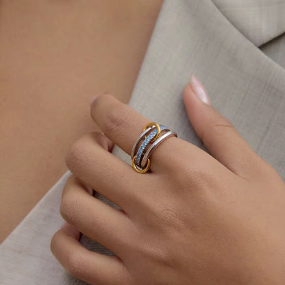 Celeste Crystal Wrap Ring