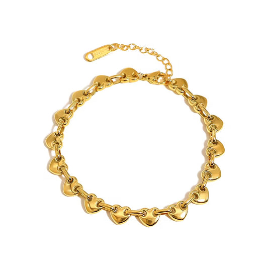 Mini Heart Link Bracelet