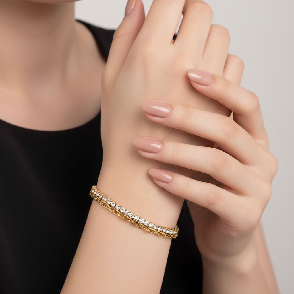 Luxury Double Layer Tennis Bracelet