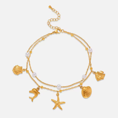 Ocean Charm Anklets