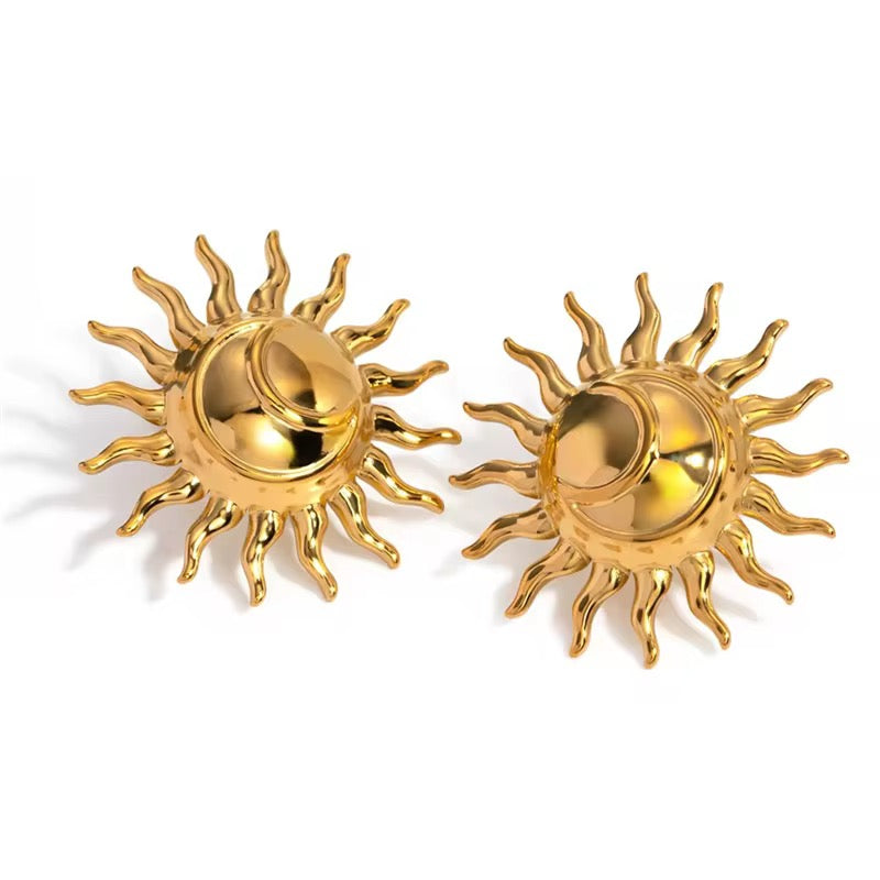 Sunburst Statement Earrings