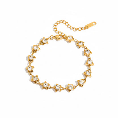 Celestial Star Zircon Bracelet
