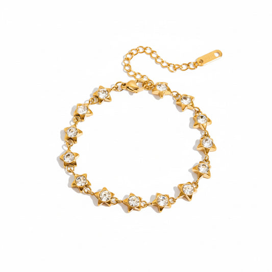 Celestial Star Zircon Bracelet