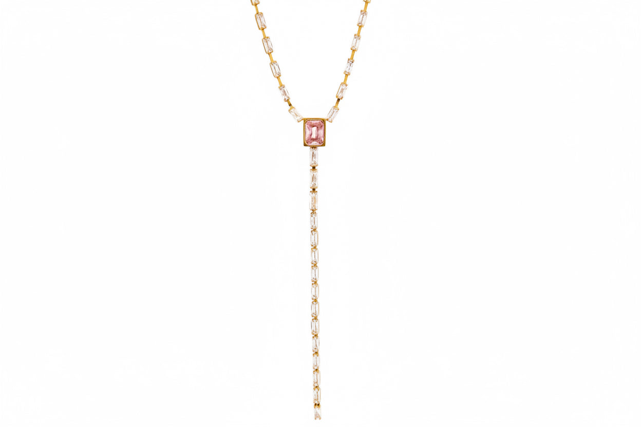 Emerald Luxe Tennis Necklace