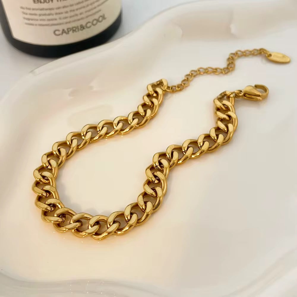 Cuban Link Chain Set