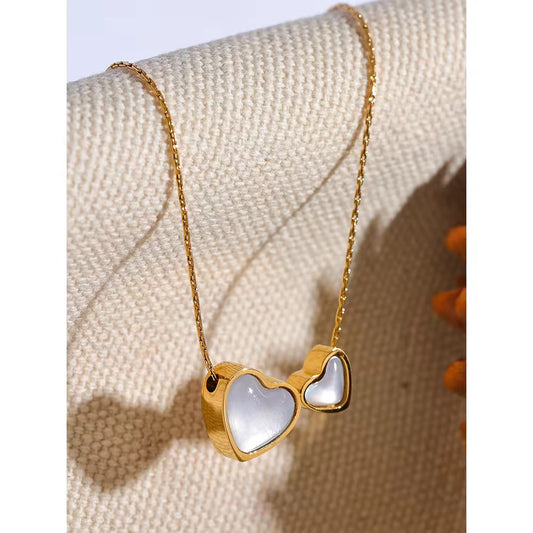 Amora Double Heart Necklace