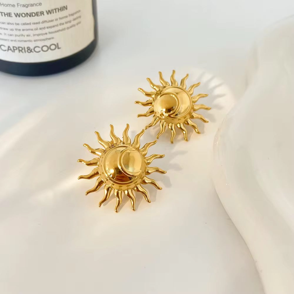 Sunburst Statement Earrings