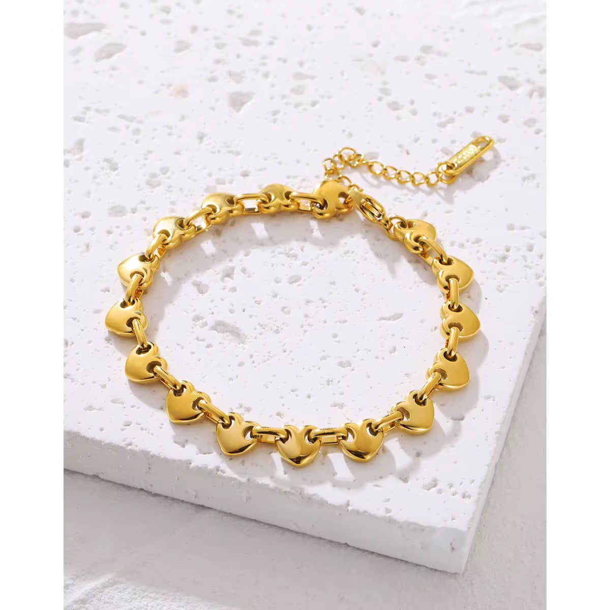 Mini Heart Link Bracelet