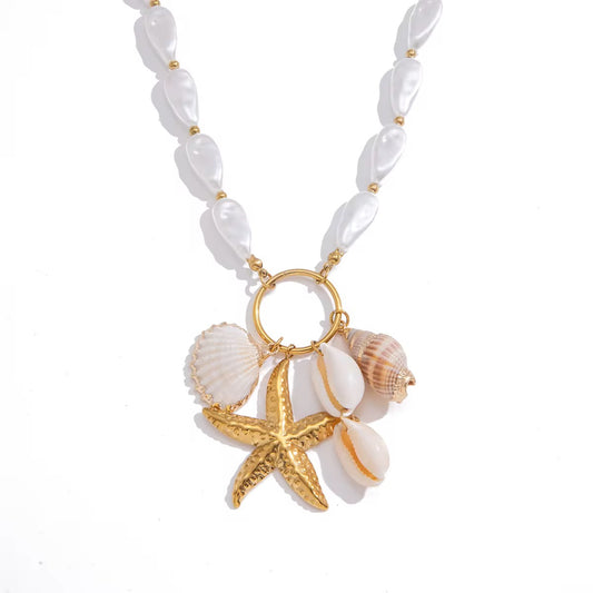 Seaside Treasure Charm Necklace