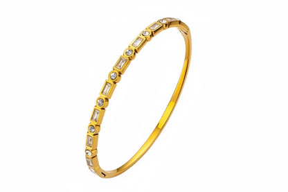Golden Crystal Bangle