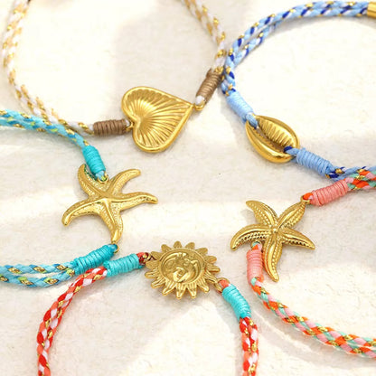 Coastal Charm Rope Bracelets