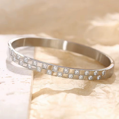 Crystal Line Bangles