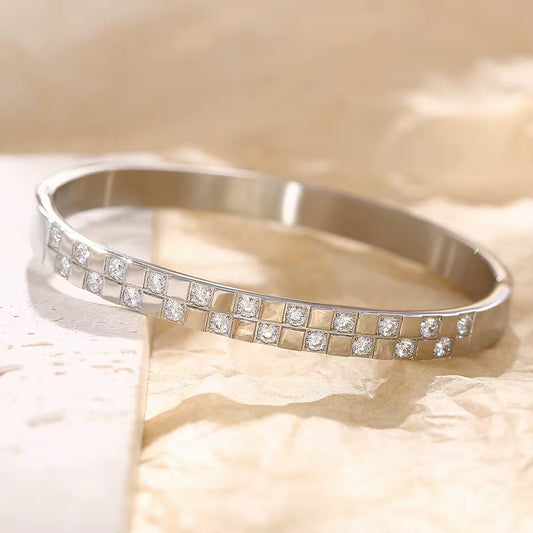 Crystal Line Bangles