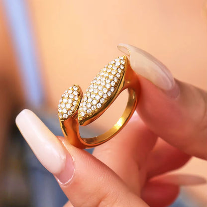 Crystal Wrap Statement Ring
