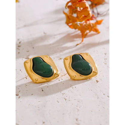 Emerald Muse Statement Earrings
