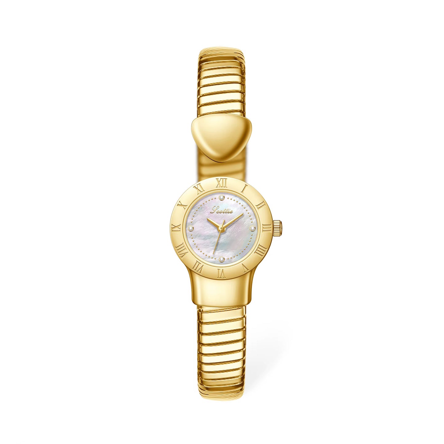 Aurora Pearl Dial Watch
