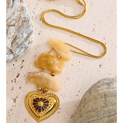 Heart Statement Pendant Necklace