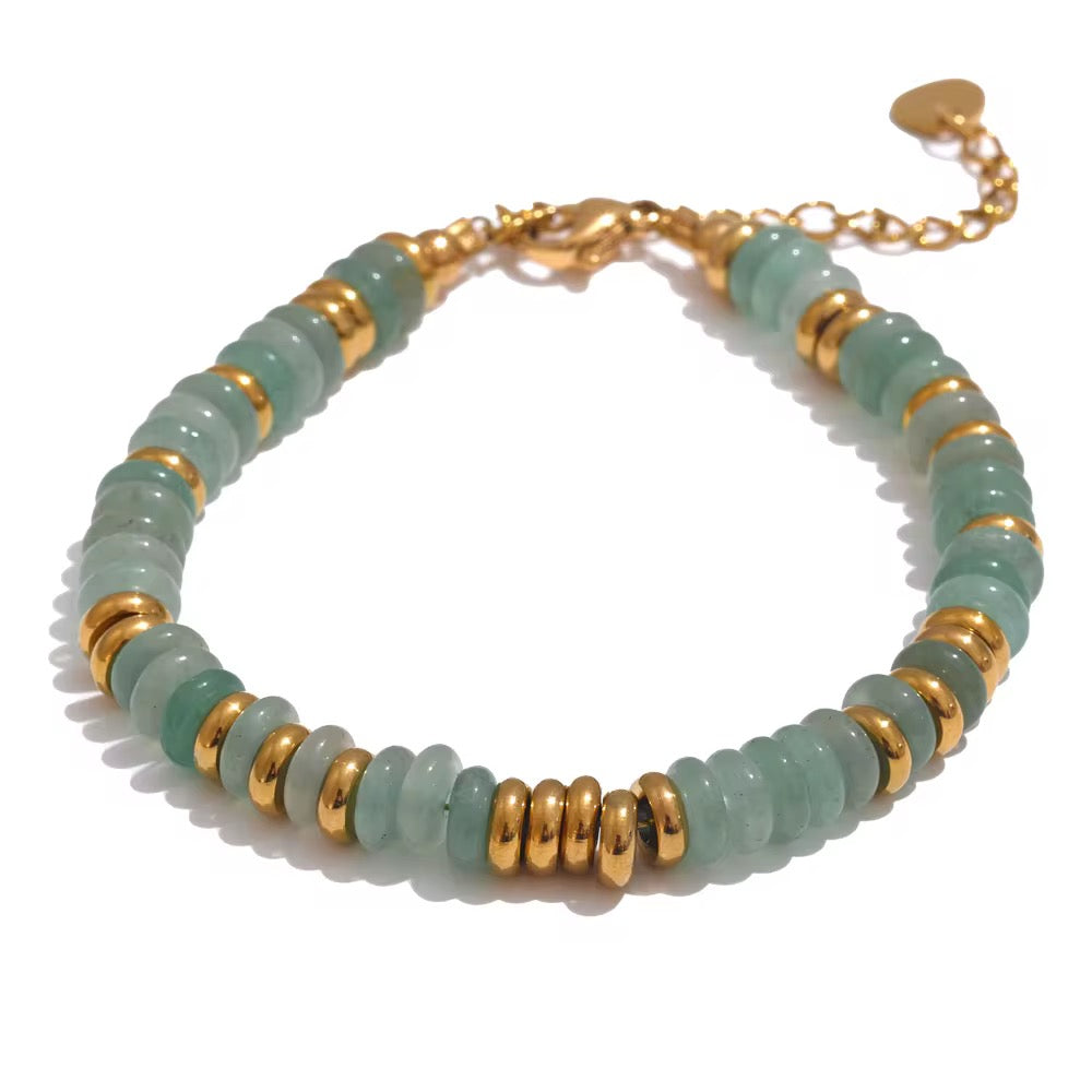 Colorful Beaded Chain Bracelet