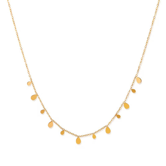 Dainty Gold Drop Necklace