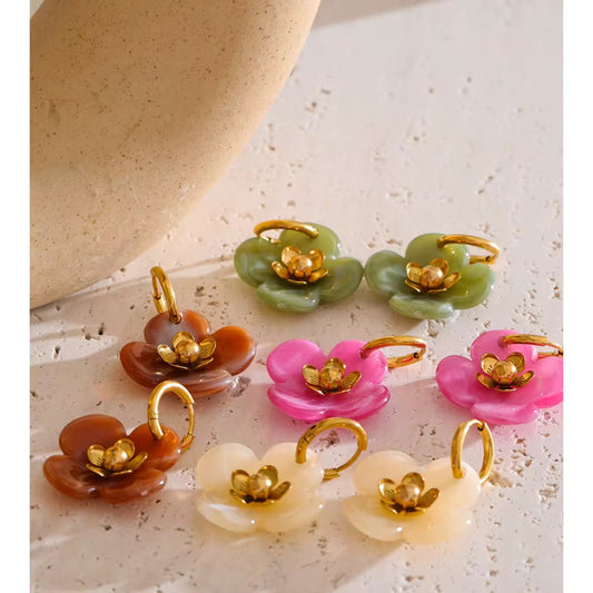 Floral Drop Earrings