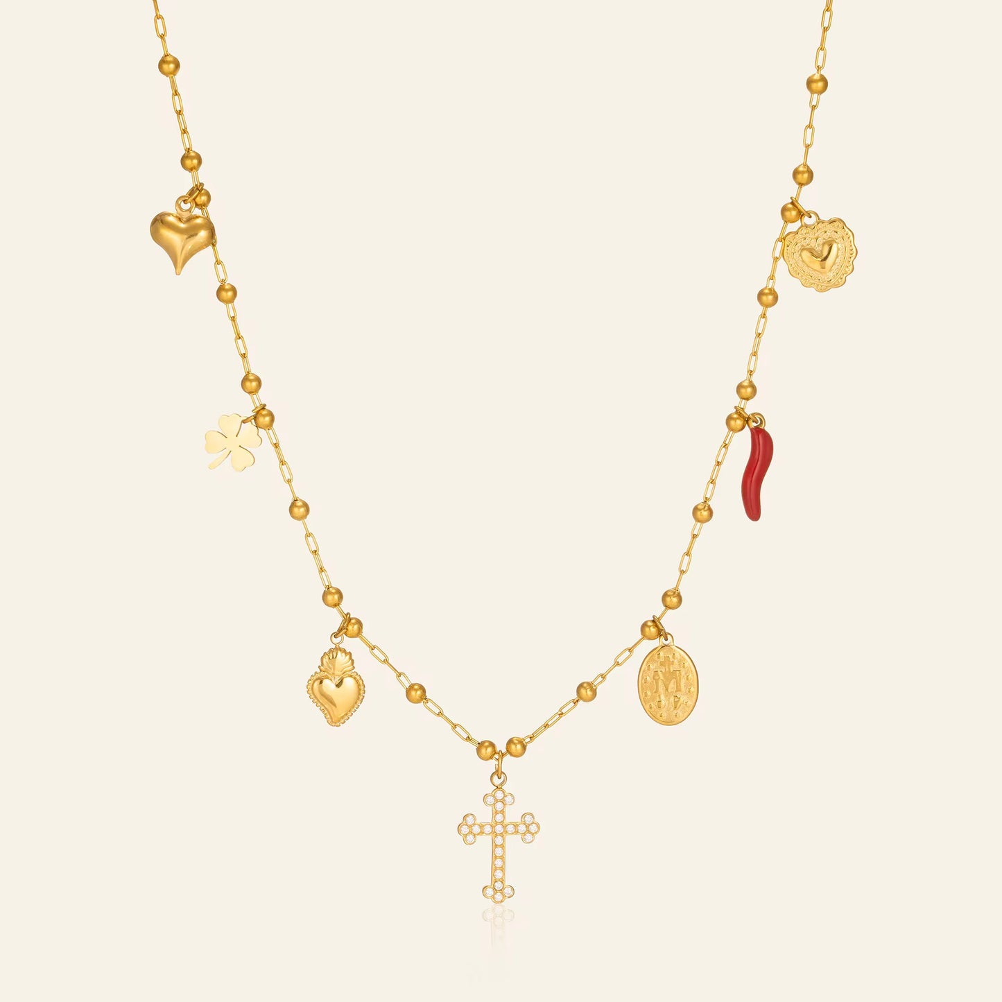 Lucky Charm Gold Necklace