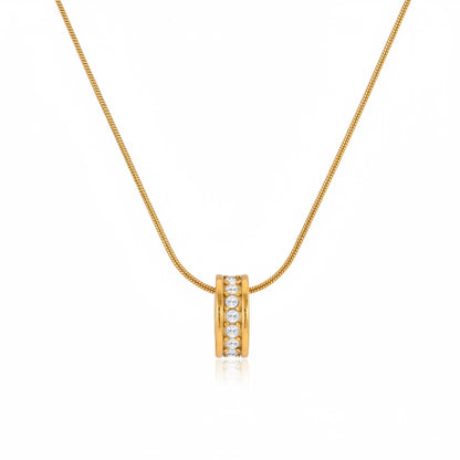 Minimal Luxe Charm Pendant Necklace