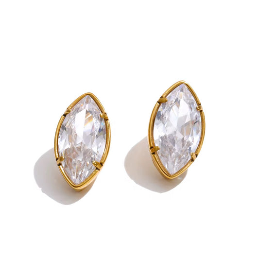 Celestial Marquis Crystal Studs