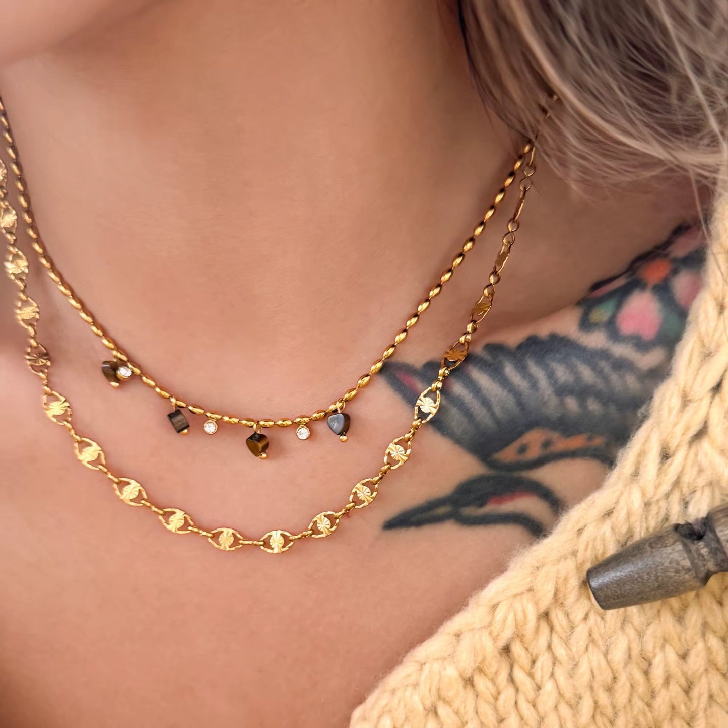 Golden Muse Layered Necklace
