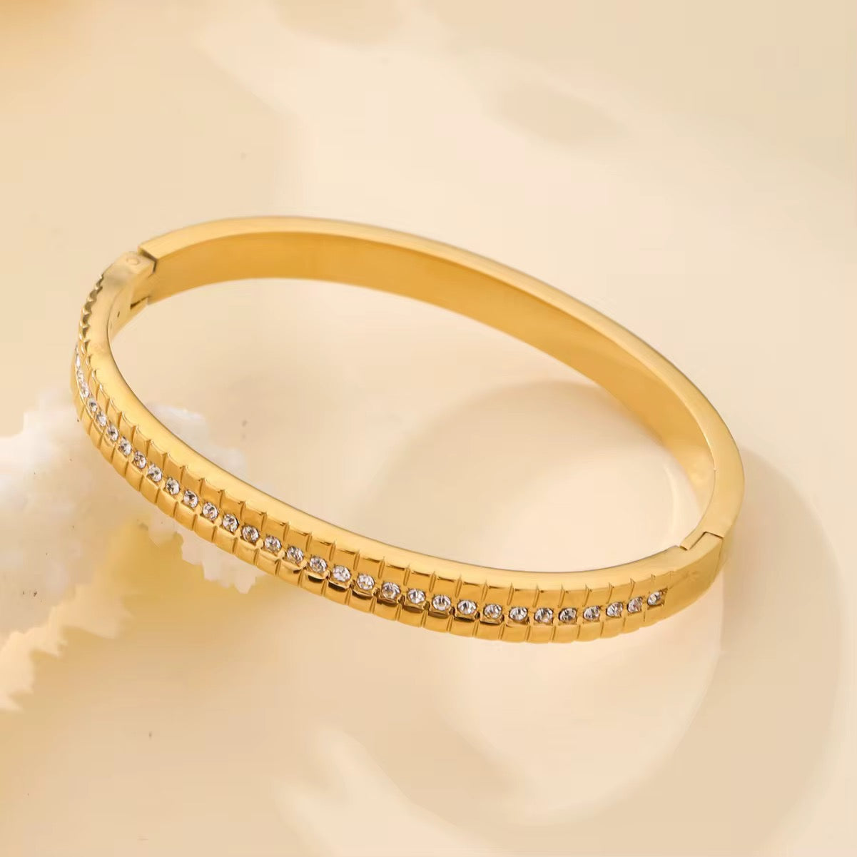 Dual Row Sparkle Bangle