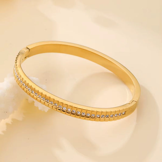 Dual Row Sparkle Bangle