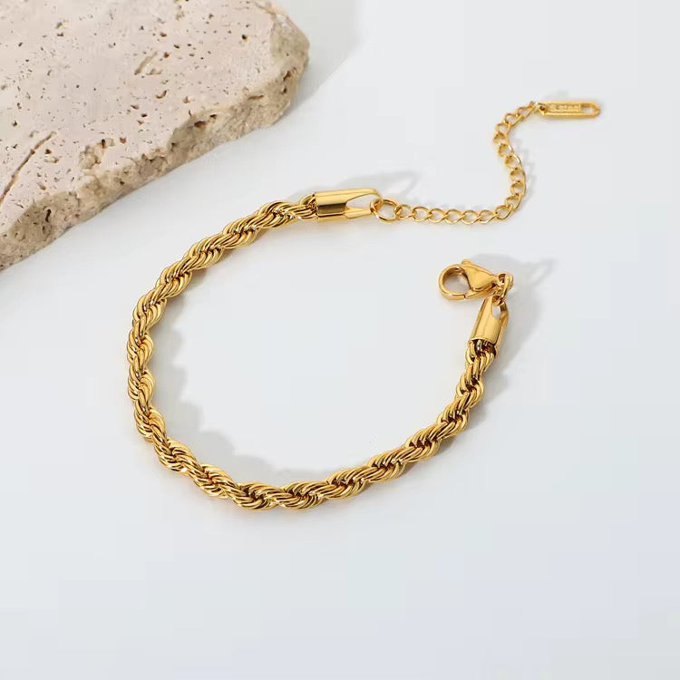 Classic Rope Chain Bracelet