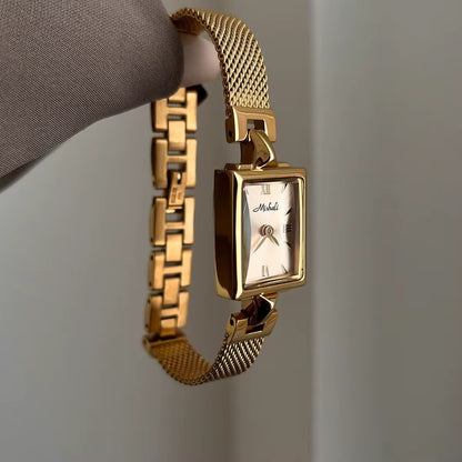Golden Royale Mesh Watch