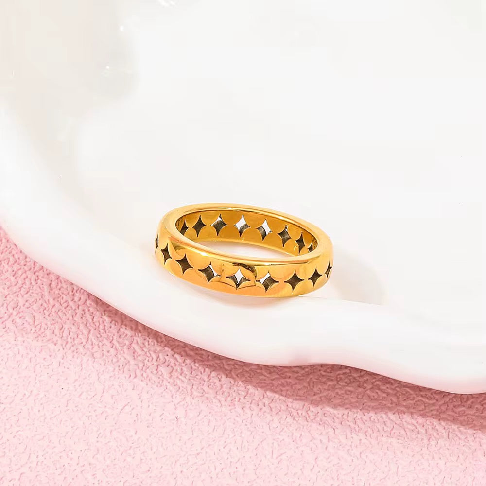 Celestial Star Band Ring