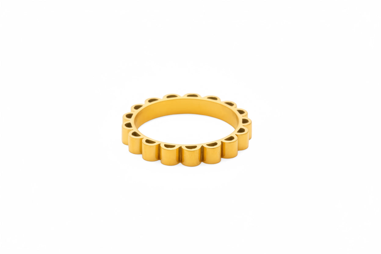 Luxury Zirconia Gold Rings Collection