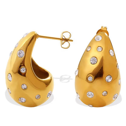 Bold Dome Statement Earrings