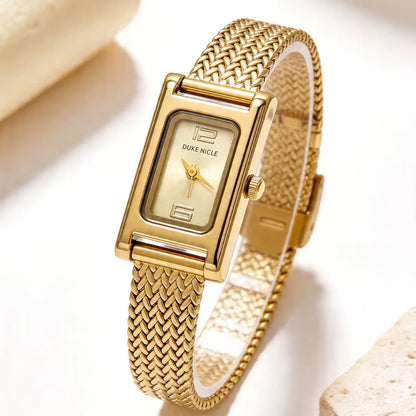 Luxe Weave Rectangle Watch