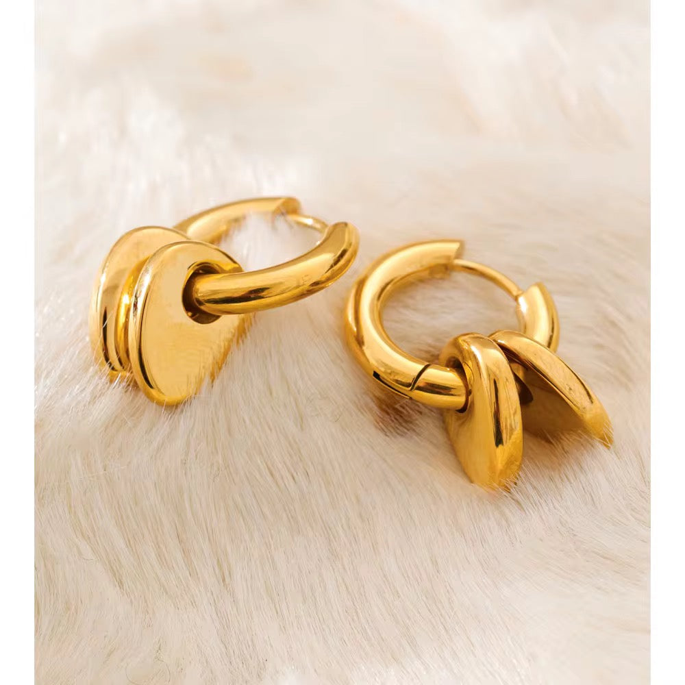 Intertwined Hoop Earrings