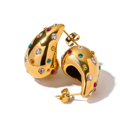 Bold Dome Statement Earrings