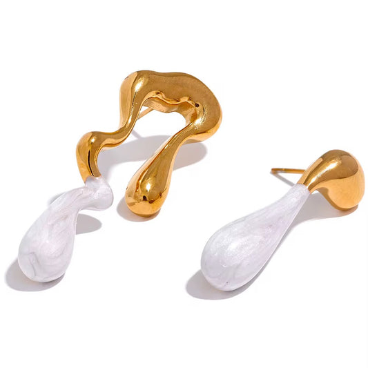 Blush Drop Earrings