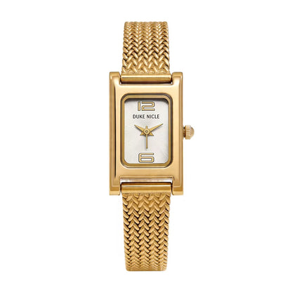 Luxe Weave Rectangle Watch