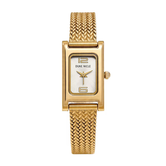 Luxe Weave Rectangle Watch