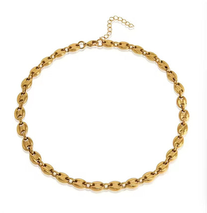 Bold Oval Link Necklace