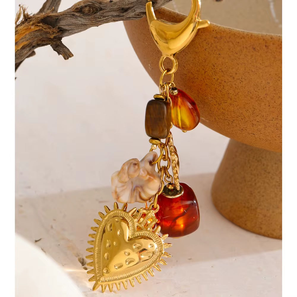Vintage Beaded Luxury Keyring