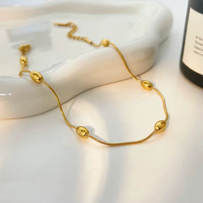 Beaded Snake Chain Bracelet